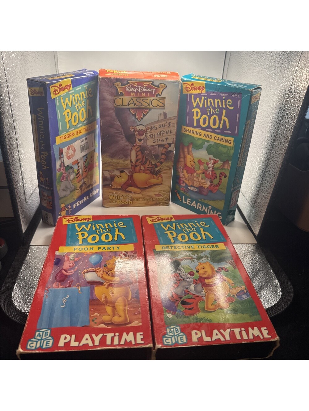 Winnie The Pooh Walt Disney Lot of 5- Mini Classics & others